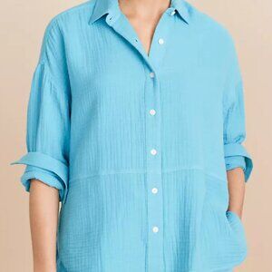 Lou & Grey triple cloth blouse